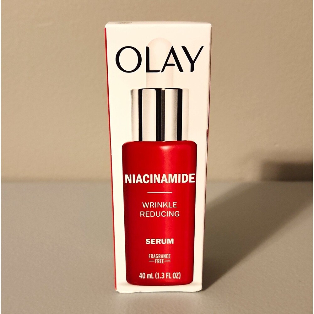 Olay Niacinamide Serum Fragrance-Free Wrinkle Reducing Face & Neck 40 mL